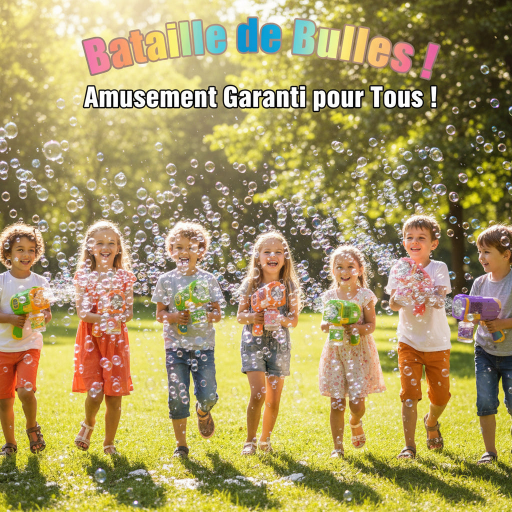 Machine à bulles électrique automatique, pistolet à bulles, plage d'été, jeux de plein air