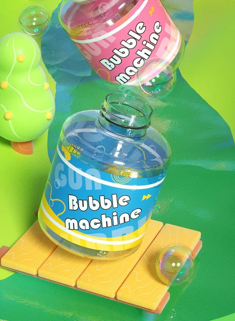 Machine à bulles électrique automatique, pistolet à bulles, plage d'été, jeux de plein air